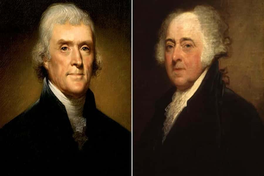 Thomas Jefferson and John Adams, both vice presidents who later became U.S. presidents, played pivotal roles in shaping the early American republic.